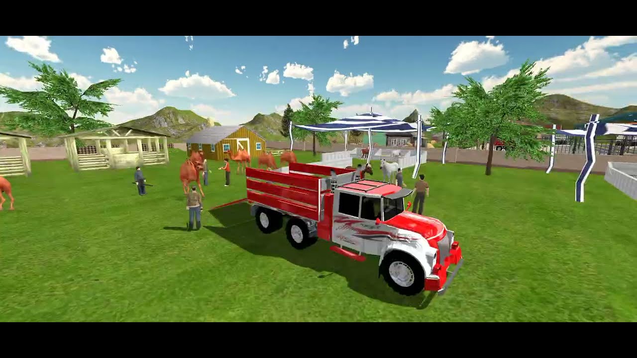 Animal Cargo Truck Driving Game 3D - Animal Transport Cargo Truck 2024 - Android Gameplay