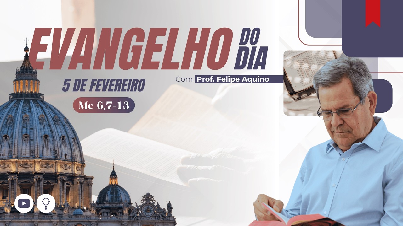 Evangelho do dia (Mc 6,7-13) | 05/02/26 - Jesus envia os apóstolos a pregar