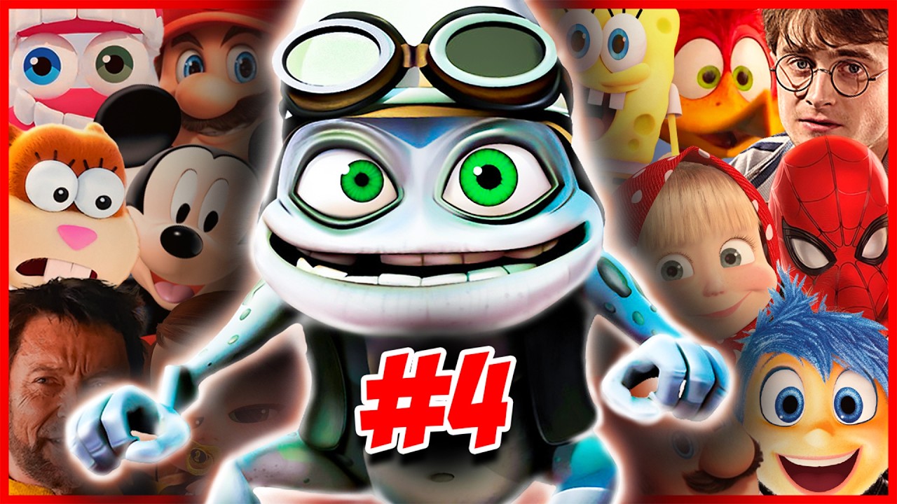 Crazy Frog - Axel F (Movies, Games and Series COVER) PART 4 ft. Inside Out 2