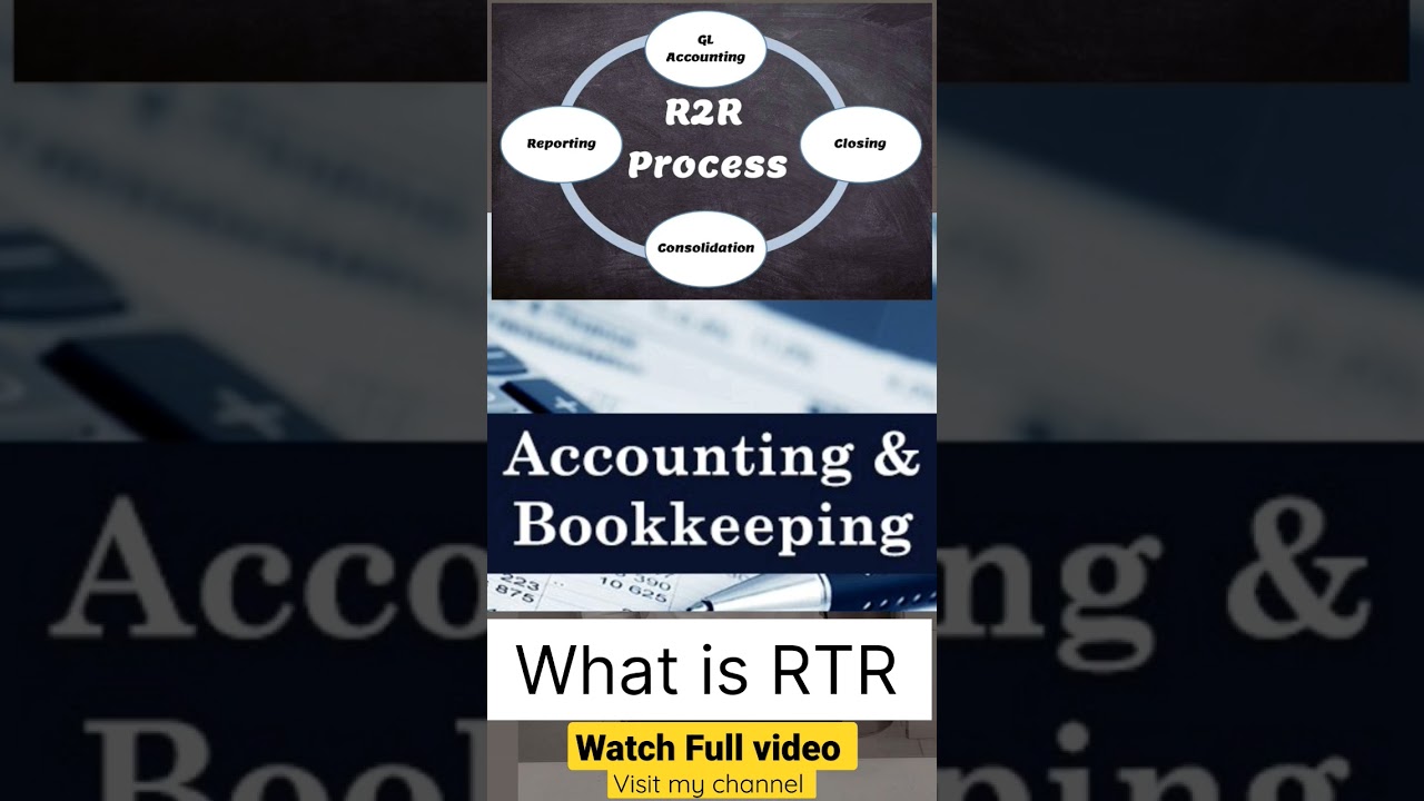 What is RTR | Record to report | RTR process #RTRjob