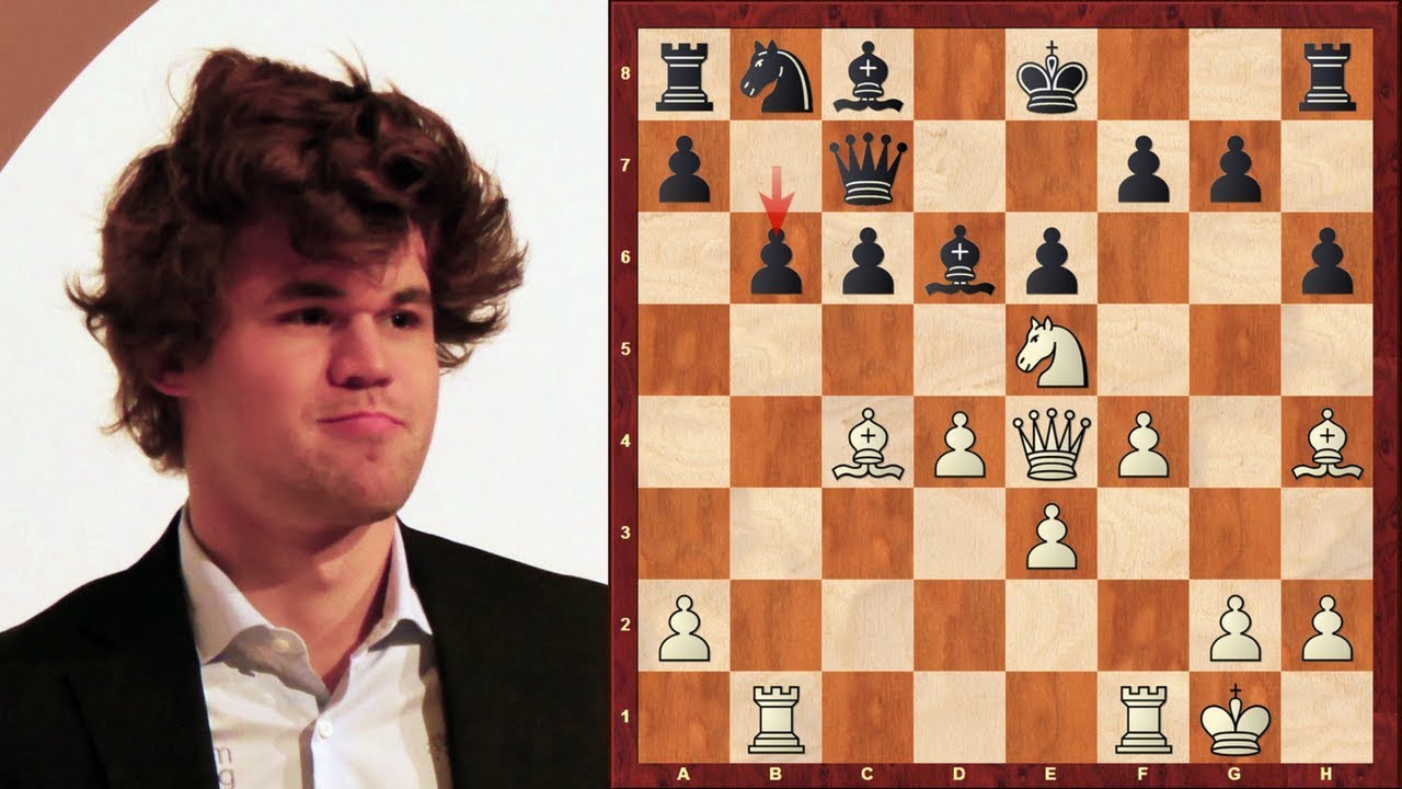 Magnus Carlsen vs Atle Gronn - Norwegian Ch. 2005 - Semi-Slav Defense (D43) (Chessworld.net)