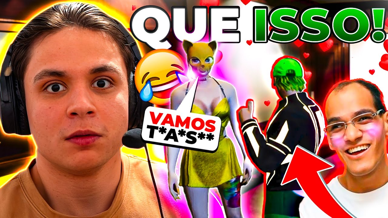 IMPOSSÍVEL NÃO RIR!!😂 PAULINHO FEZ a MAIOR TROLLAGEM COM a PAOLA BRACHO! GTA RP (Modder clips)