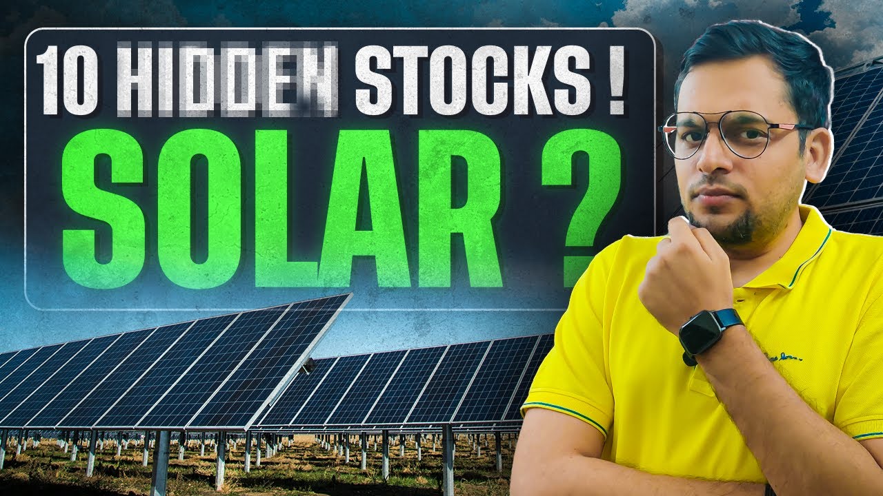 10 SOLAR Stocks - Hidden MULTIBAGGERS ? ☀️🔋🔌