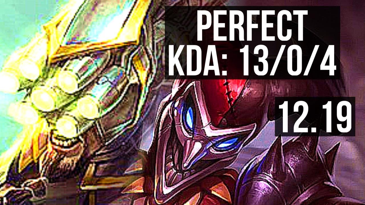 MASTER YI vs SHACO (JNG) | 13/0/4, 3.8M mastery, Legendary, 800+ games | KR Diamond | 12.19