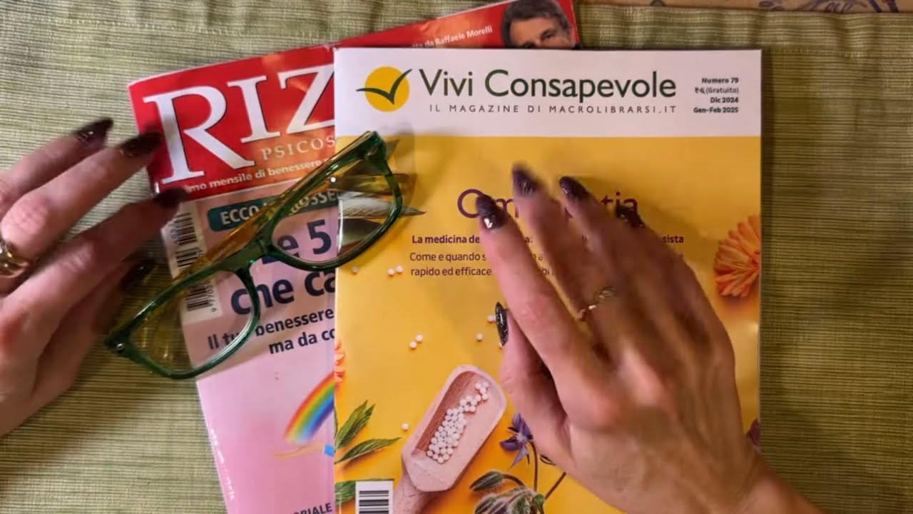 ASMR semplice  SFOGLIO  RIVISTE di BENESSERE