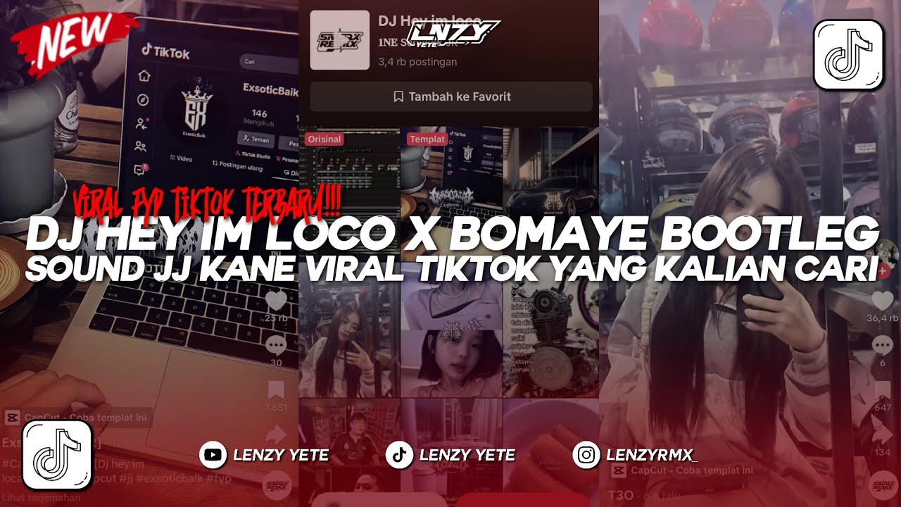 DJ HEY IM LOCO X BOMAYE BOOTLEG | SOUND JJ KANE 𝟏𝐍𝐄 Senukkk JR VIRAL TIKTOK YANG KALIAN CARI!!!