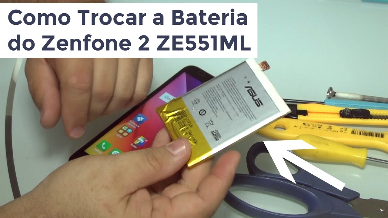 Como trocar a bateria do Zenfone 2 - ZE551ML