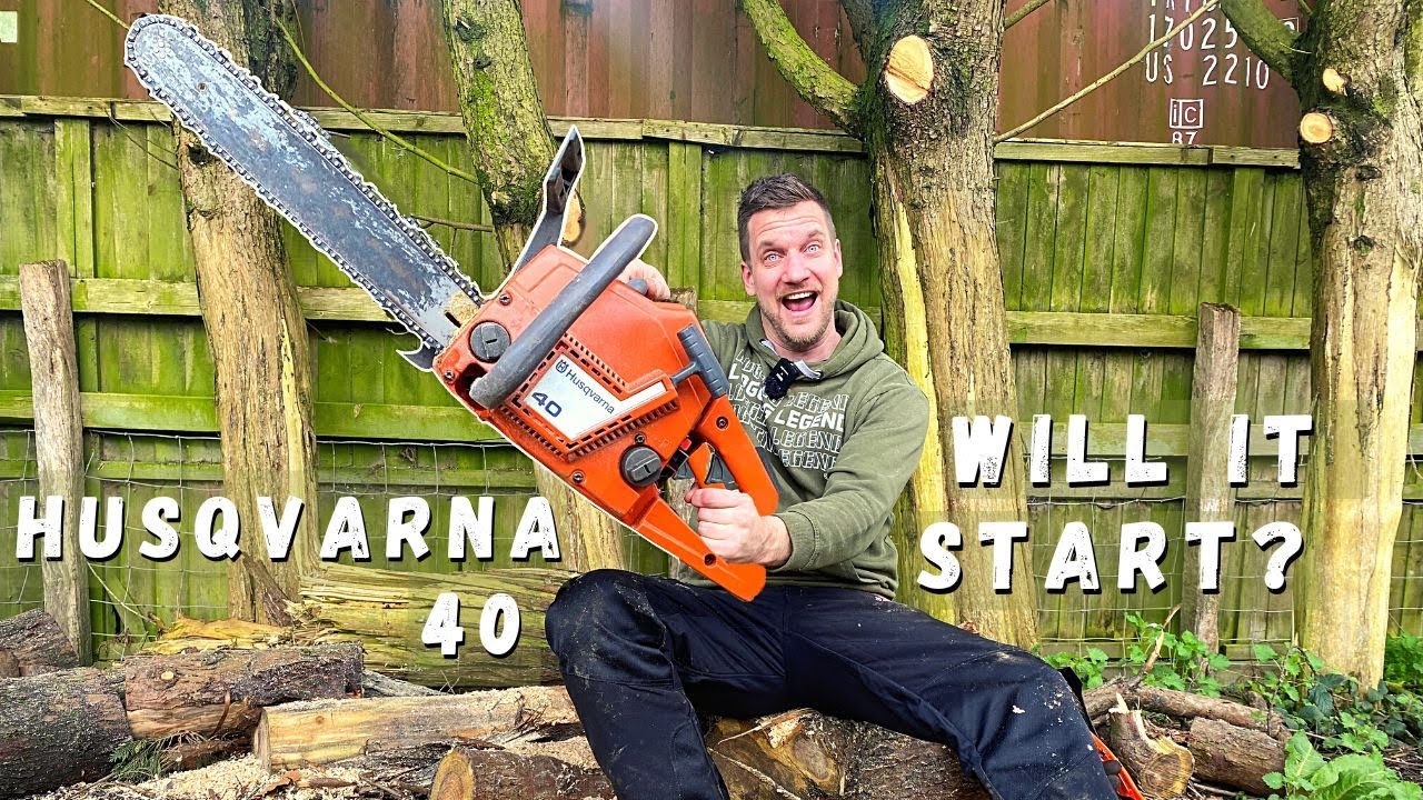 WILL IT START? Resurrecting A Retro Husqvarna 40 Chainsaw