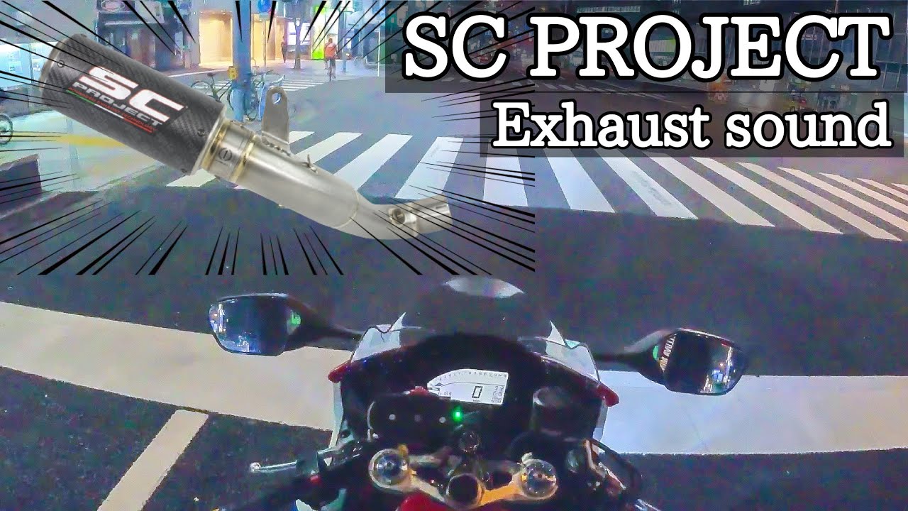 CBR1000RR SP SC PROJECT CR-T Exhaust.Osaka city【4K】