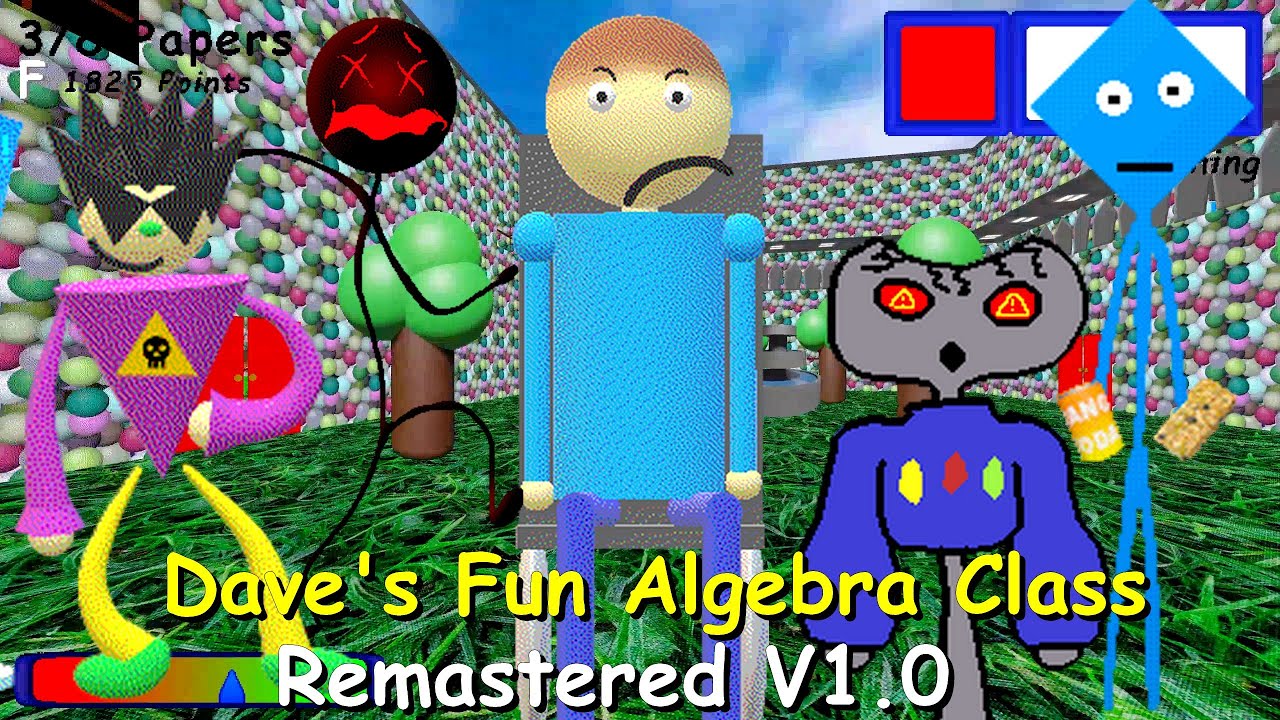 КОНЕЦ - Игровой процесс Dave's Fun Algebra Class Remastered V1.0