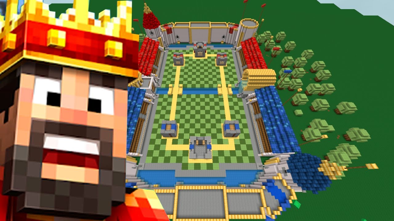 ARENA DE LA SUERTE! CLASH ROYALE + LUCKY BLOCKS! Minecraft