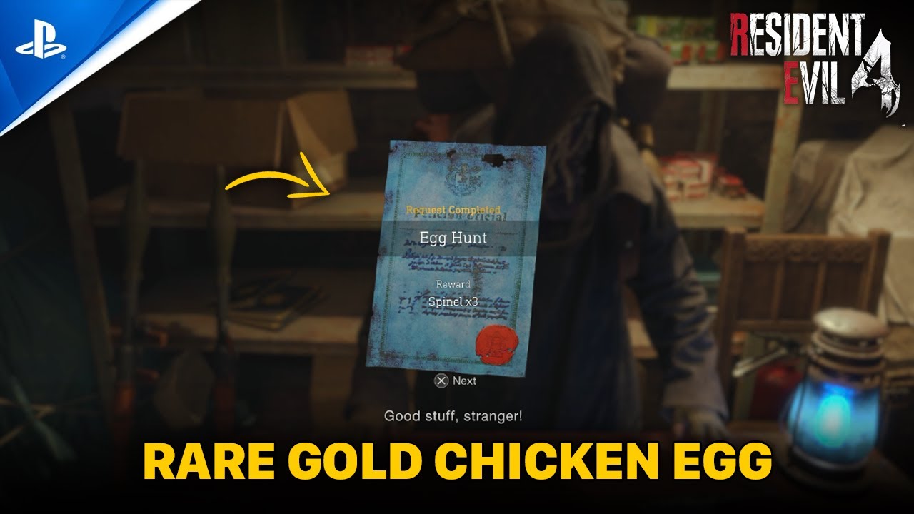 Resident Evil 4 Remake: Rare Gold Chicken Egg Location - Where To Find Rare Gold Chicken Egg