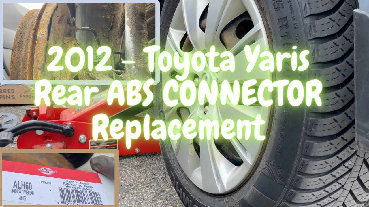 Самостоятельная замена разъема датчика скорости заднего колеса ABS &mdash; Toyota Yaris 2012 года выпус...