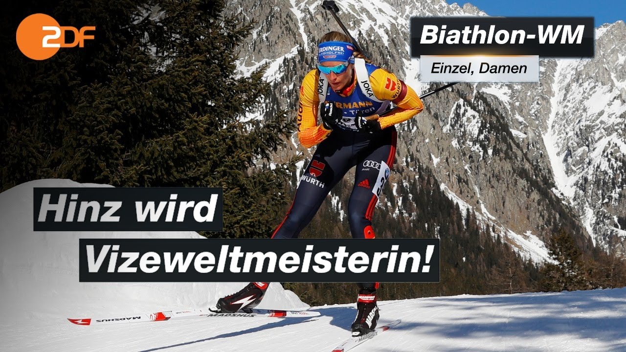 Biathlon-WM: Vanessa Hinz gewinnt Silber im Einzel | SPORTextra - ZDF