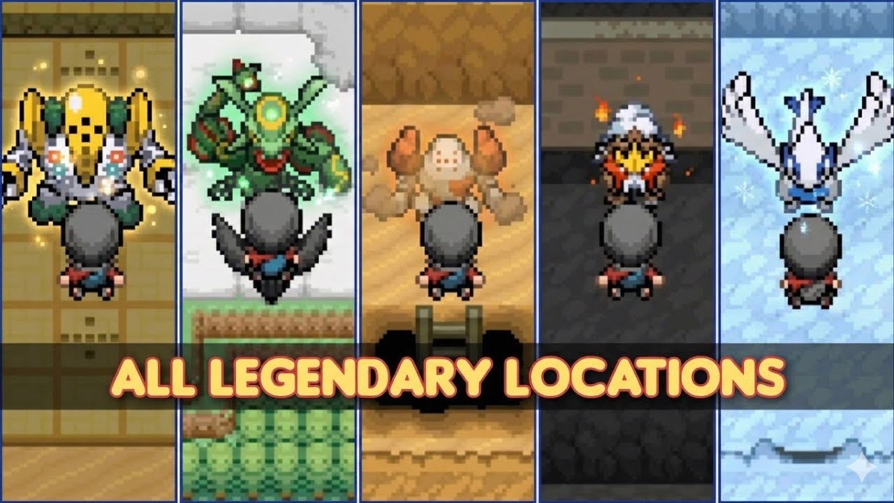 Pokemon Saiph 2 - All Legendary Pokemon Locations