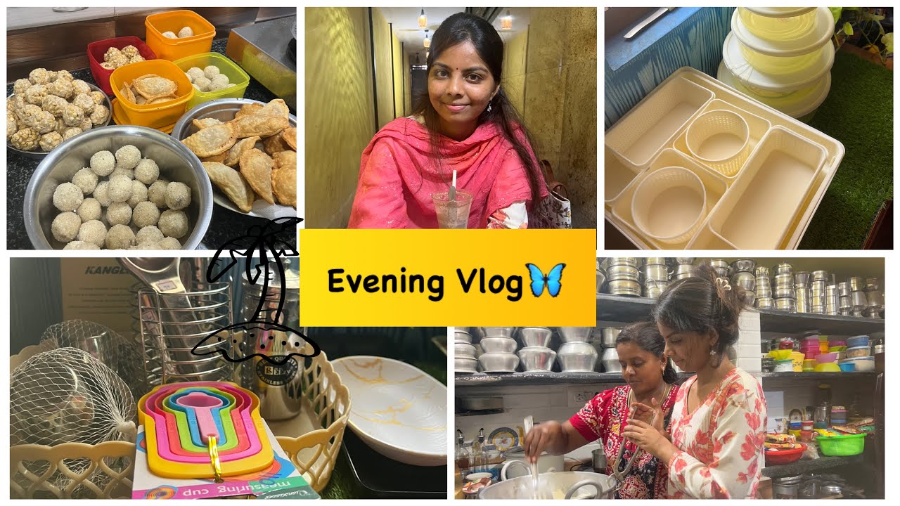 Vlog#5 Evening Shopping Vlog🛍️||Arrangements for Festival🦋||Dmart shopping||Sweet Recipes❤️#diml