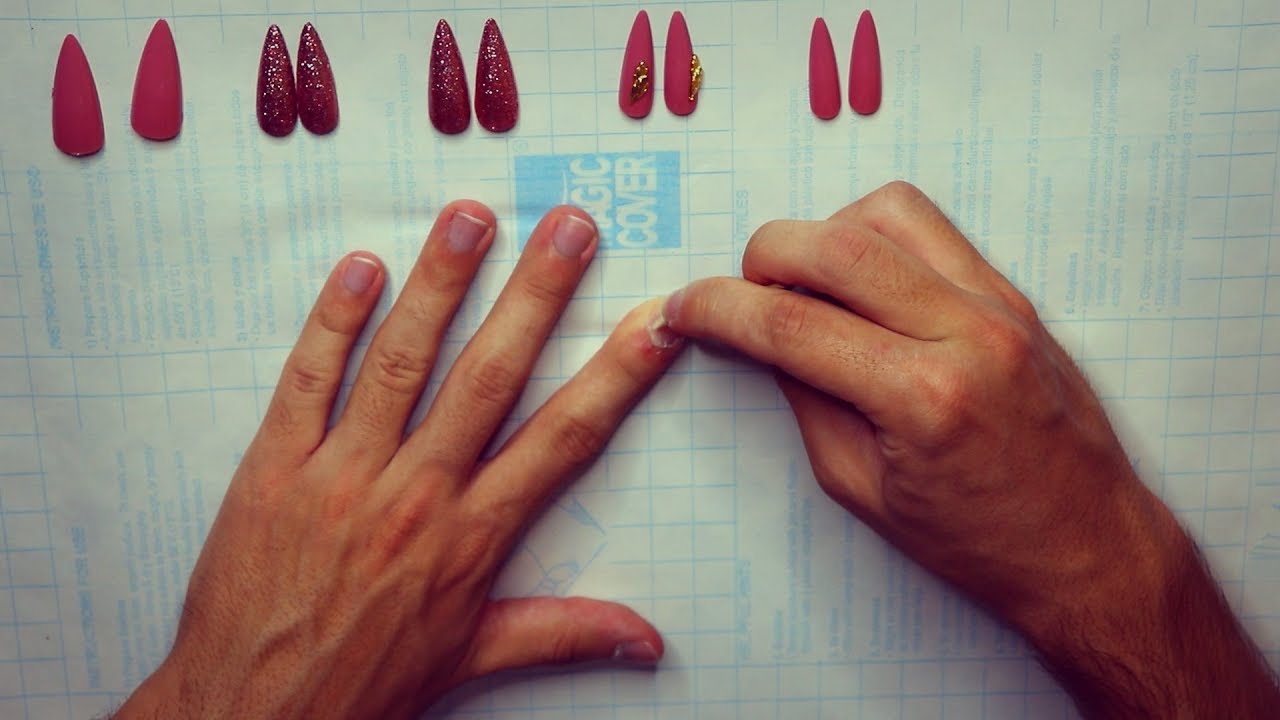 Applying Acrylic Nails for the First Time Ever! 💅 (ASMR)