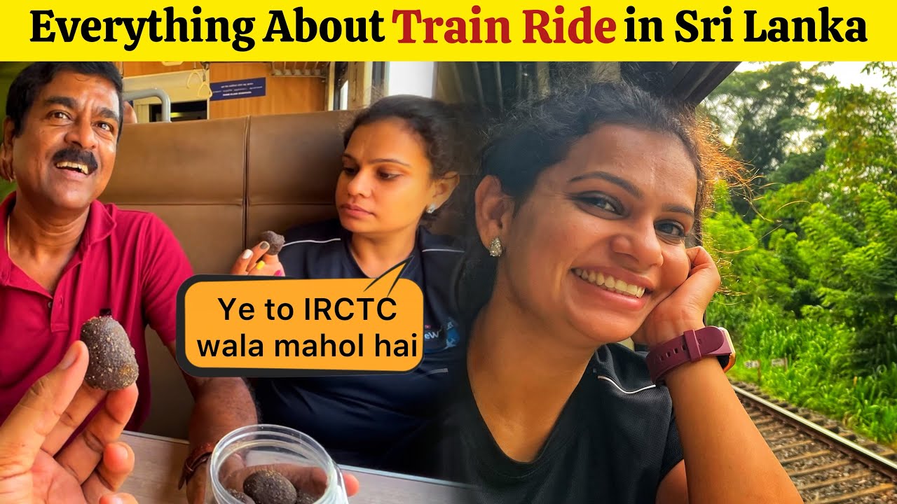 Our First Day in Sri Lanka | Colombo to Kandy By Train in Sri Lanka | All About Sri Lankan Trains