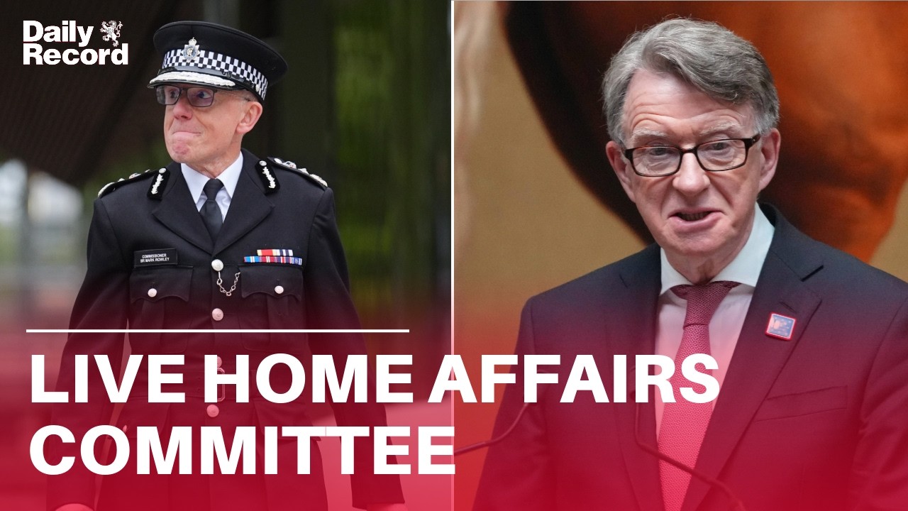 LIVE | Met Police evidence given at Home Affairs Committee