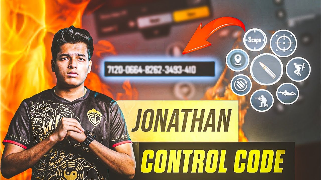 Jonathan Control Code | Jonathan gaming control code letest | #pubg #bgmi