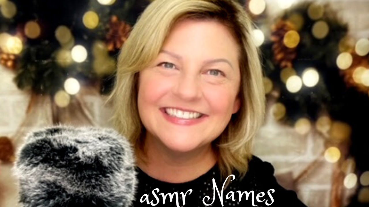 ASMR | Wonderful Names | Featuring Whispered Names and Hand Movements/Sounds 💗