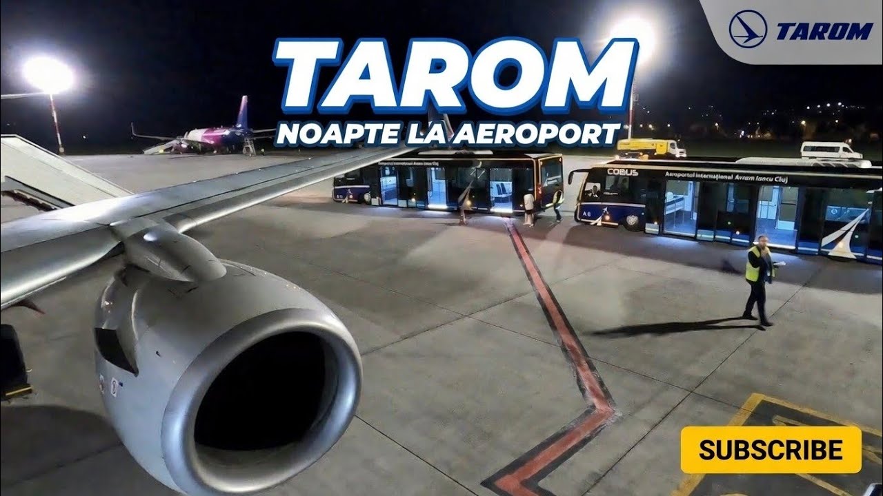 TRIP REPORT / Calatorie cu avionul / TAROM /Bucuresti-Cluj Napoca  Boeing737-700