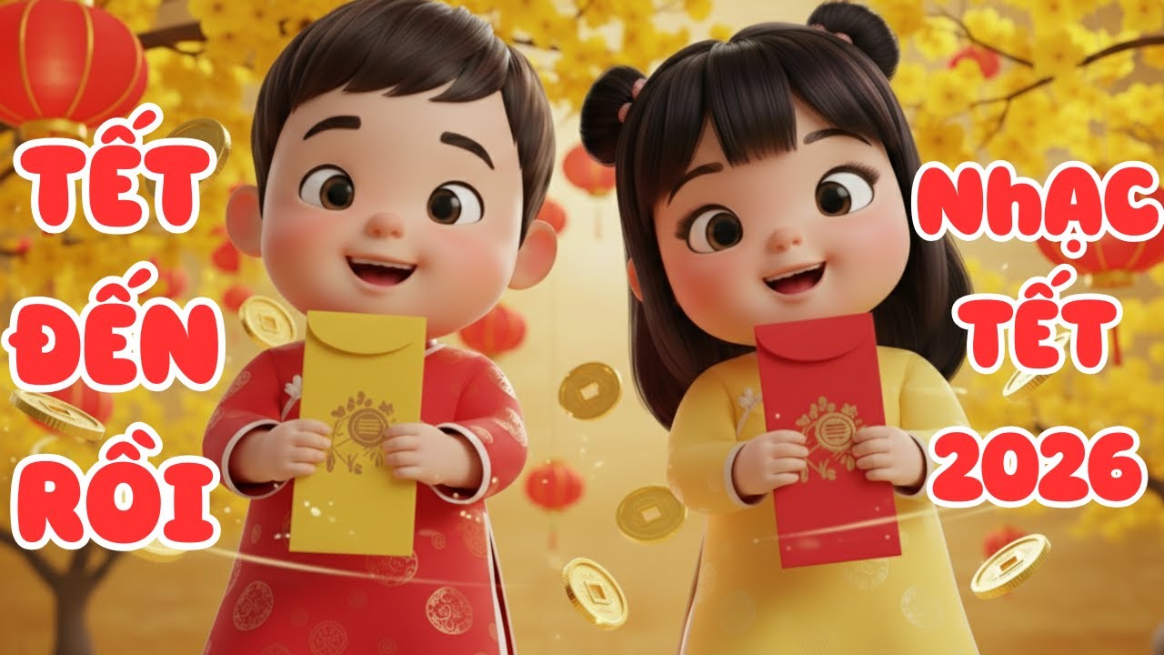 Tết Đến Rồi (Tết Tết Tết Là Tết Đến Rồi) 🧧 | Nhạc Tết Thiếu Nhi 2026 | Bé Chúc Tết Ông Bà | Leo Luna