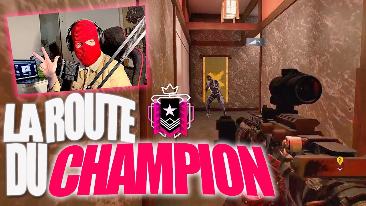 LE RETOUR DE LA ROUTE DU CHAMPION EN FACECAM J'HUMILIE 3 RAGEUX QUI ME DÉTESTENT ! RAINBOW SIX SIEGE