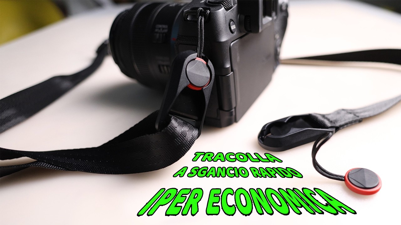 Tracolla per fotocamera a sgancio rapido economica