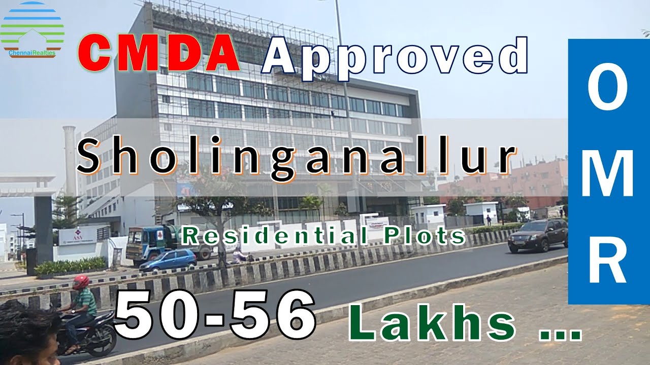 Sholinganallur Balaji Nagar CMDA Approved Plots for Sale