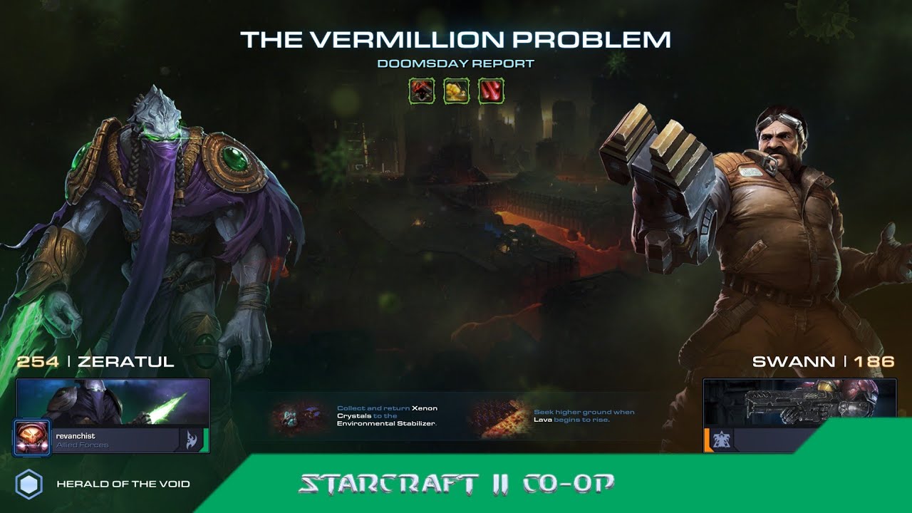Doomsday Report (Zeratul P3) - StarCraft II Co-op Mutation (Brutal)