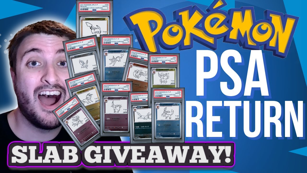 А как же теперь предложения PSA? Розыгрыш 50 карточек Pokemon PSA Return на английском и японском...