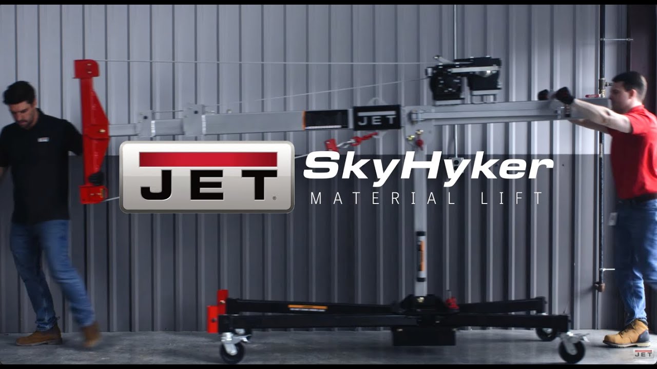JET SkyHyker Jobsite Material Lift: Revolutionizing Job Site Efficiency & Safety!