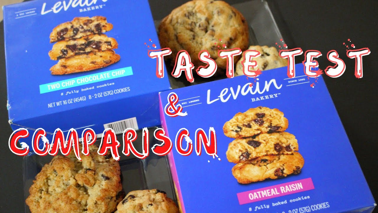 Levain Bakery Cookies: Frozen vs Bakery | Oatmeal Raisin Cookies, Two Chip Chocolate Chips Cookies