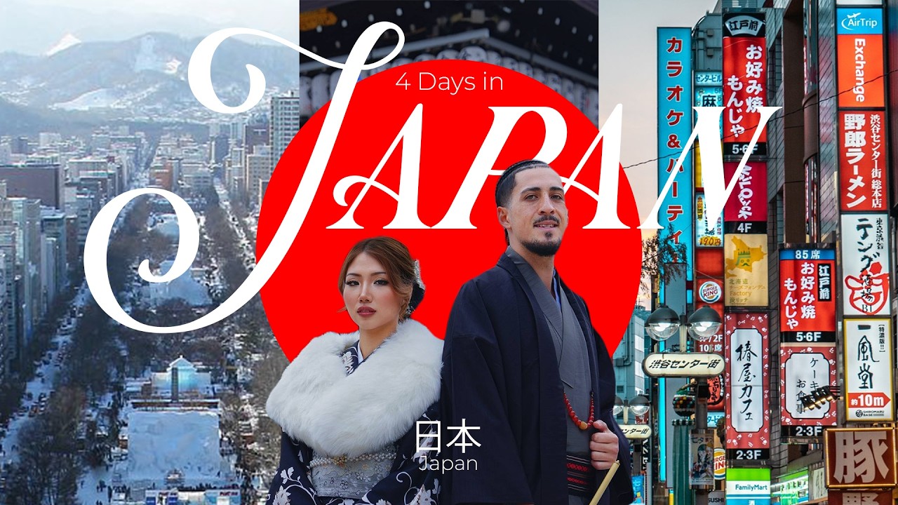 first time ever in JAPAN $4,000 BUDGET !! w/ Thai GF (Tokyo, Kyoto, Sapporo) 😱 🇯🇵⛩️