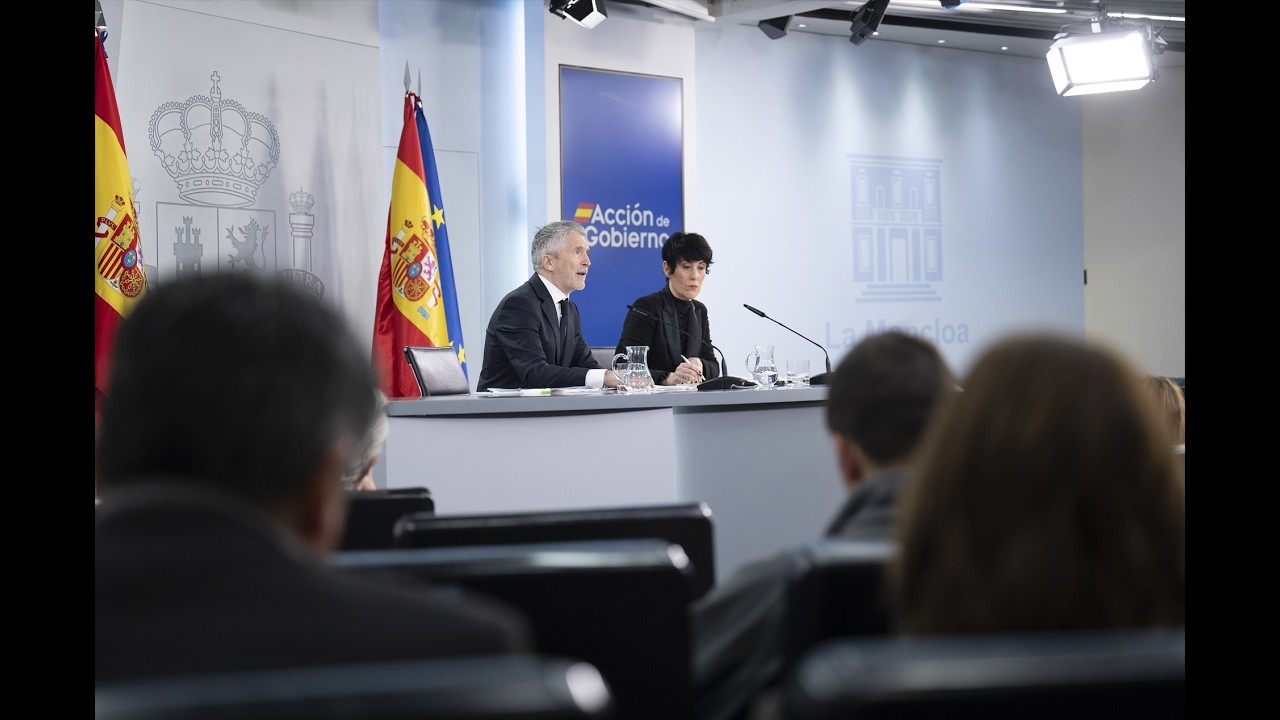 Rueda de prensa posterior al Consejo de Ministros