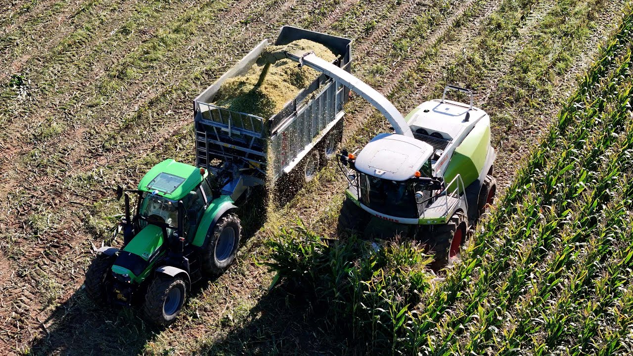 Siliranje koruze 2025 - KMETIJA JAKOPIČ 🌽🚜 3 x FLIEGL // John Deere // Deutz Fahr // Case 🚜SILAŽA