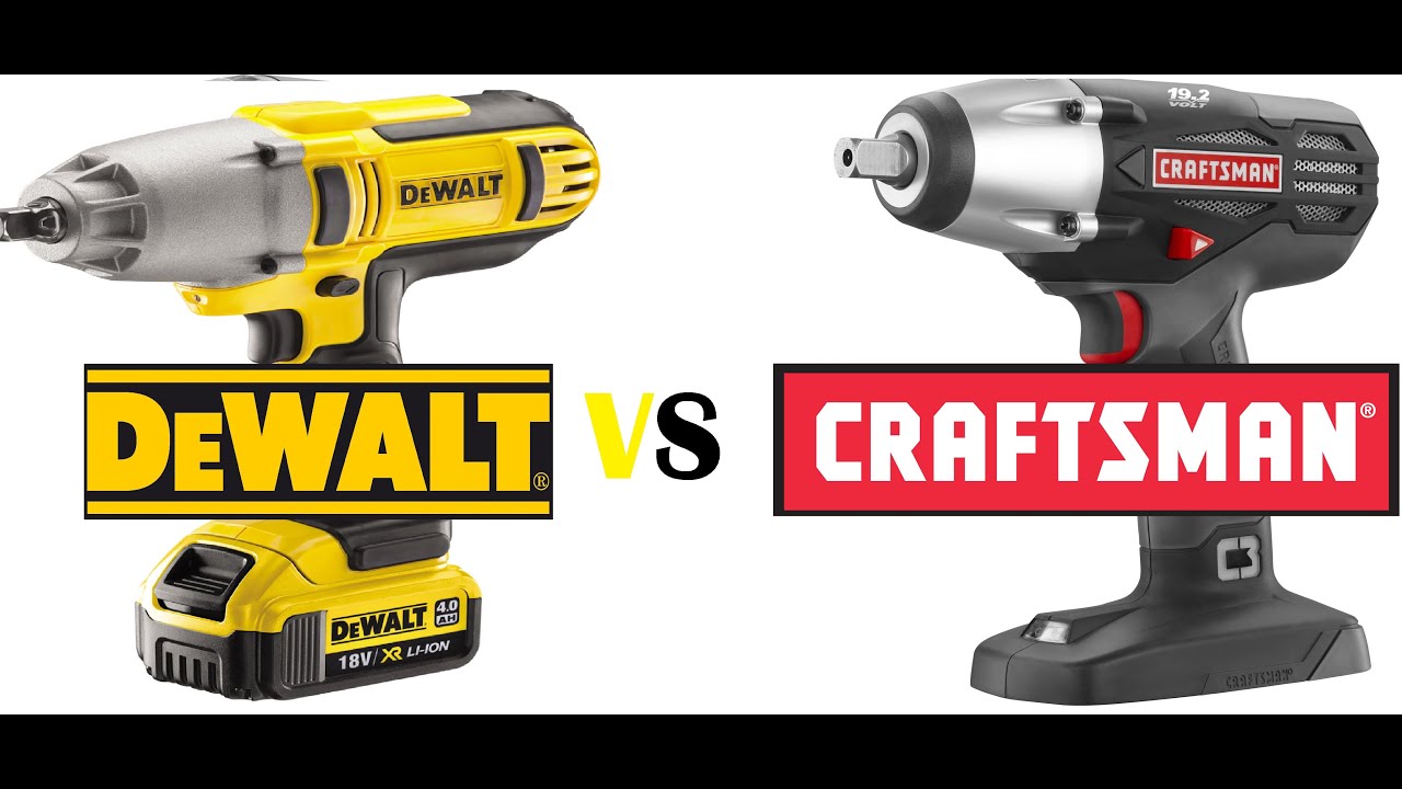 1/2 inch impacts Dewalt 20v DCF889  VS Craftman 19.2v  C3