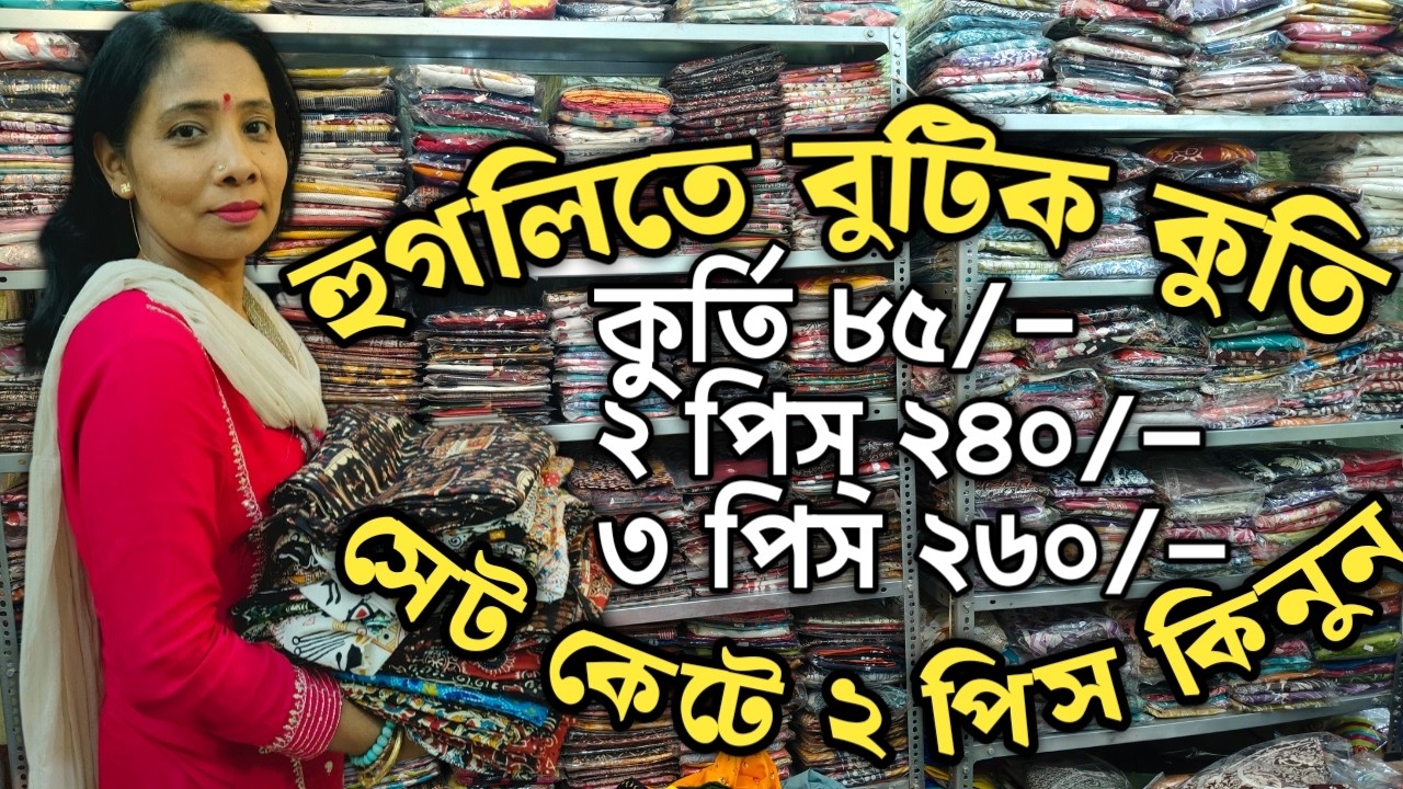 Boutique Kurti Wholesale Market in Kolkata | Boutique Kurti Manufacturer in Kolkata
