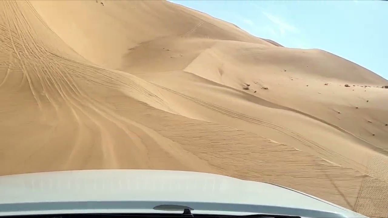 Sweihan dunes: G Bowl, Death Bowl and Raptor Bowl in my Nissan Xterra