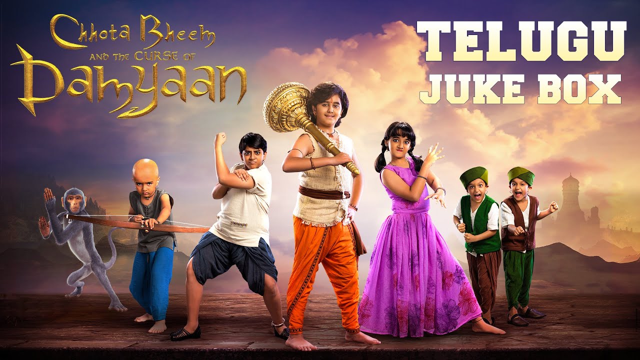Chhota Bheem and the Curse of Damyaan | Telugu Video Jukebox | Fun Songs for Kids