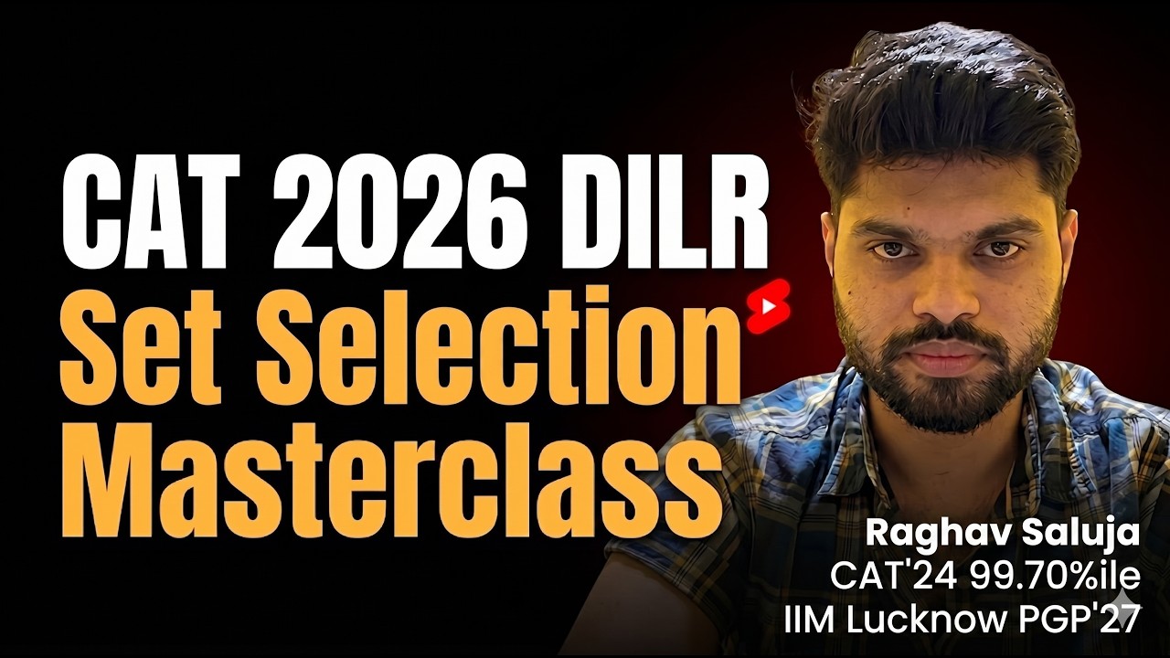 LRDI Set Selection Strategy | How 99%ilers Pick Sets in 90 Seconds