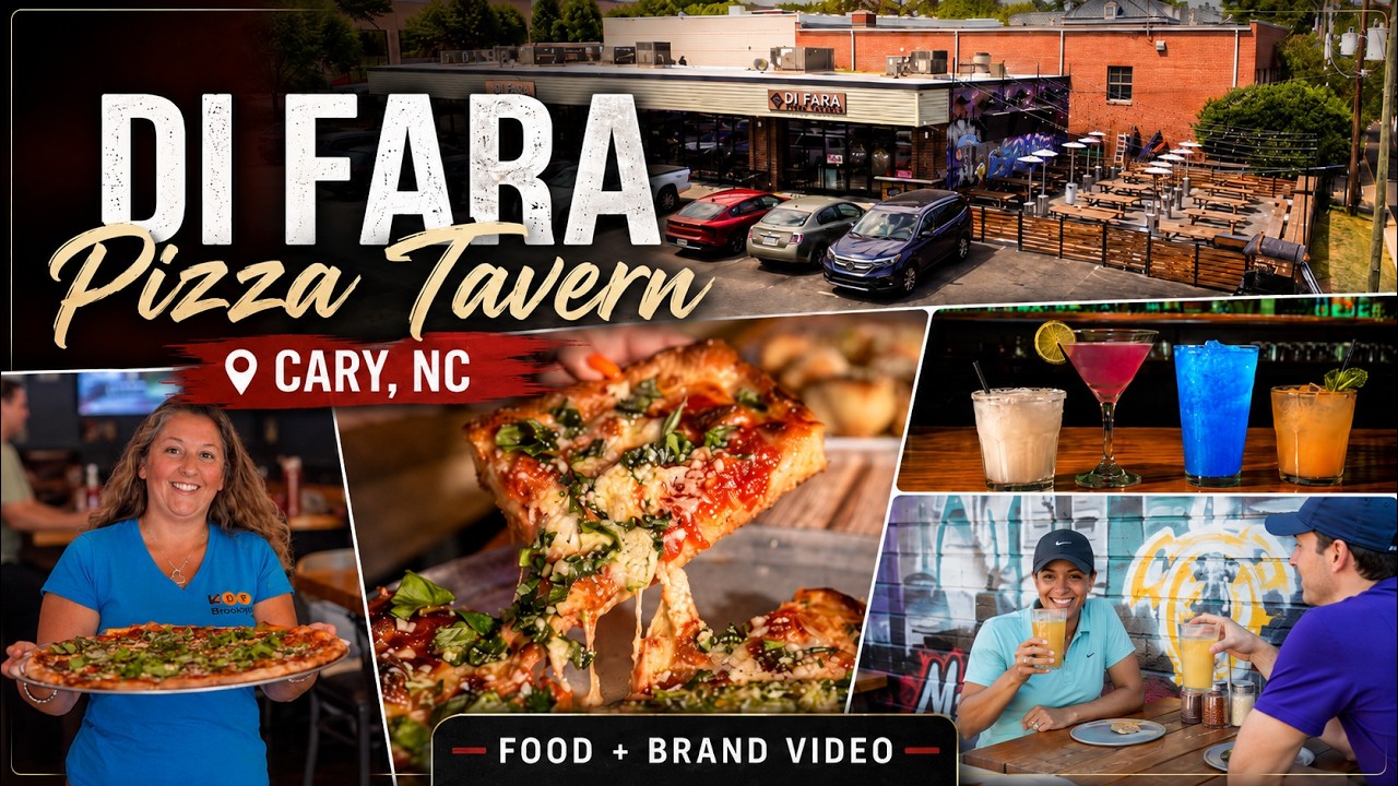 Di Fara Pizza Tavern Cary NC | Pizza, Drinks & Restaurant Brand Video