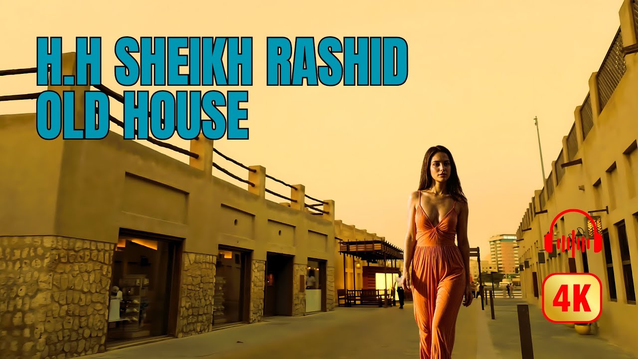 H.H Sheikh Rashid Al Maktoum Old House Dubai | 4K Walking Tour