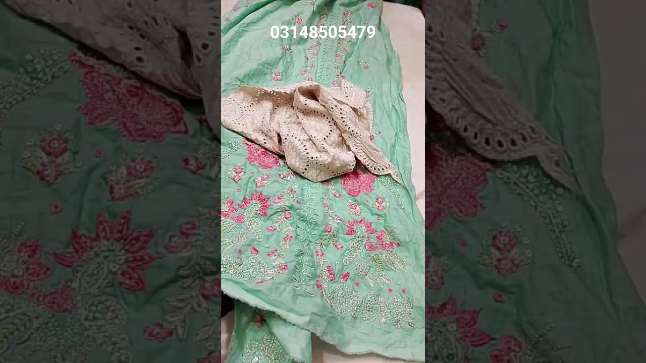 Aganoor Maria b SanA safinaz bin Saeed much more branded collection available h sharing on vedio 