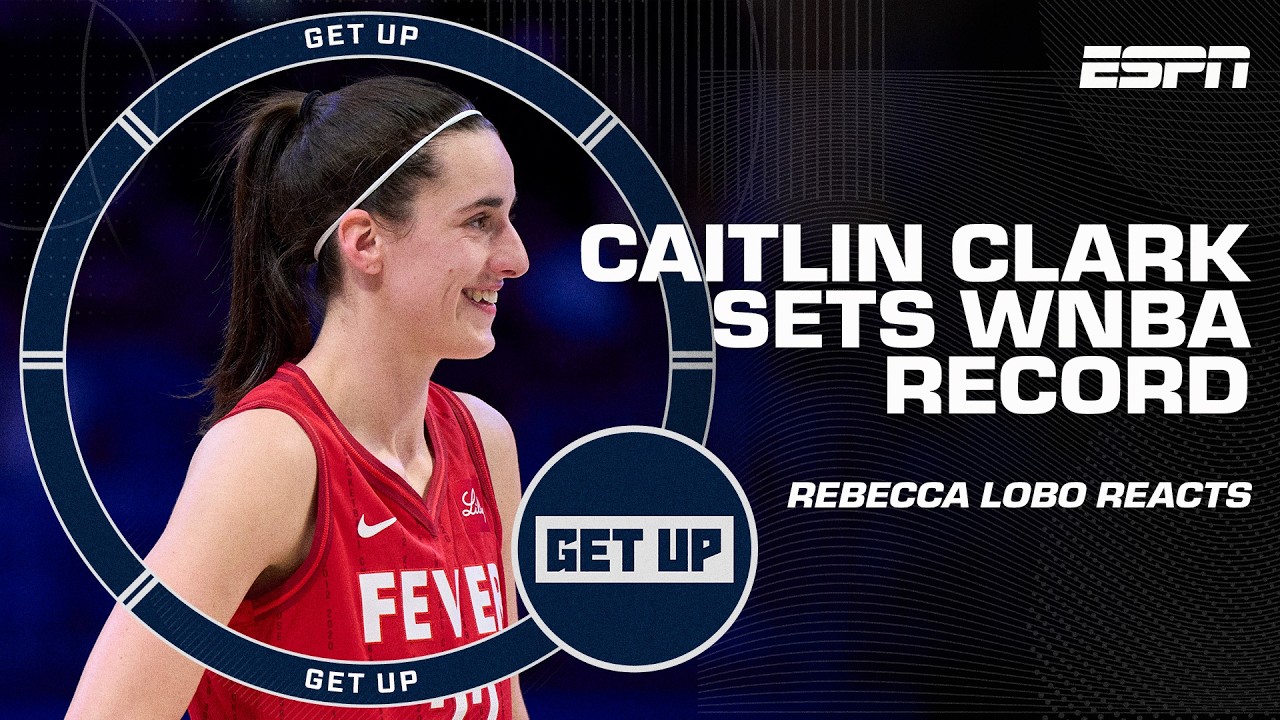 'Caitlin Clark is in COMMAND!' Sets WNBA single-game assist record + ROTY talk 🙌 | Get Up