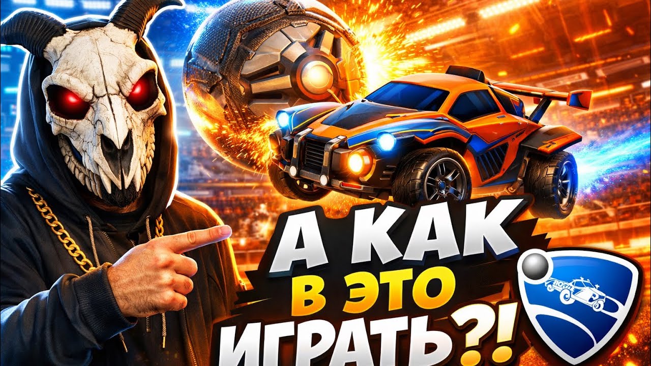 Первый раз играю в Rocket League не в Гта 5