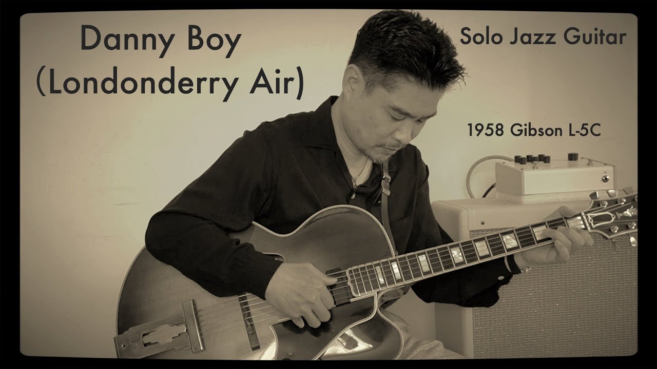 Danny Boy (Londonderry Air) Solo Jazz Guitar Hideo Date (A=432Hz) 1958 Gibson L-5C Milkman Sound