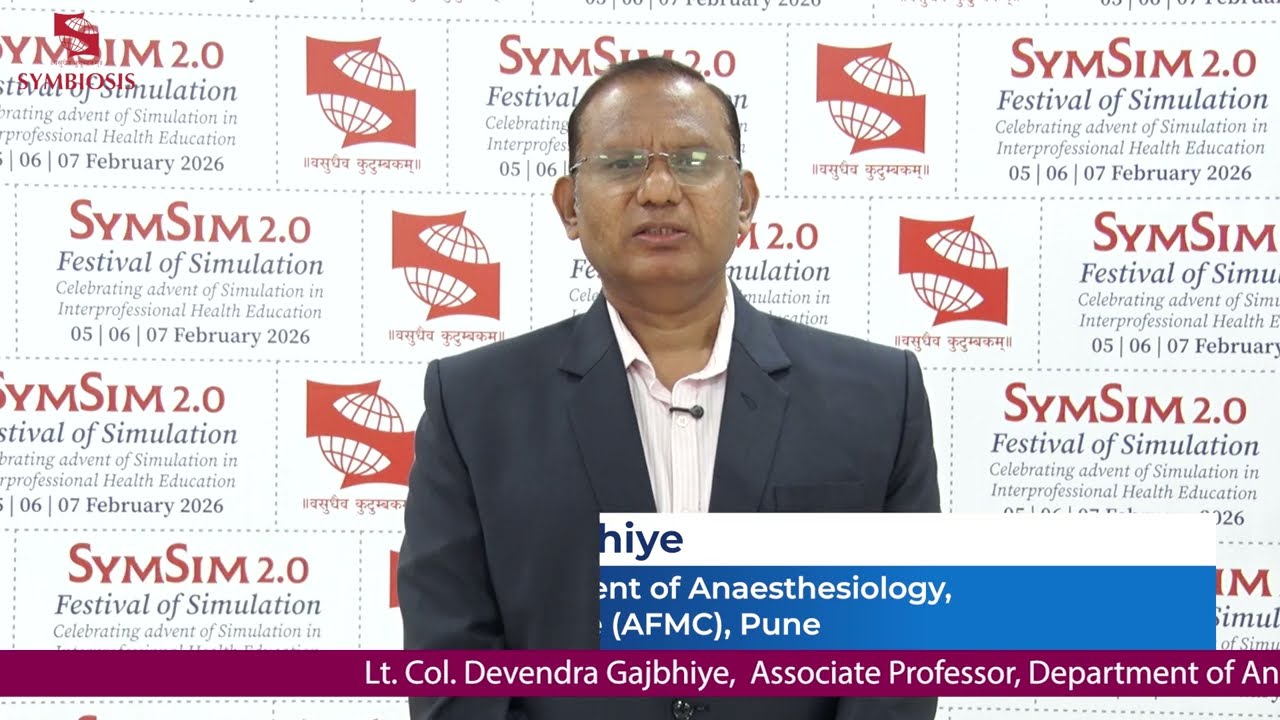 SymSim 2.0 - Esteemed Speaker, Lt. Col. Devendra Gajbhiye