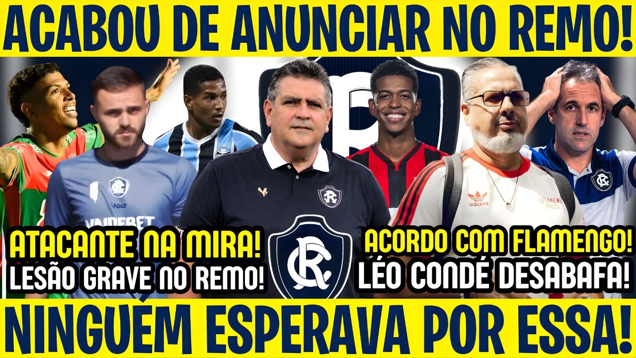 🚨QUINTA BEM AGITADA NO REMO!😱NINGUÉM ESPERAVA! ACABOU DE ANUNCIAR! 9 NOTÍCIAS EXCLUSIVAS DO REMO!